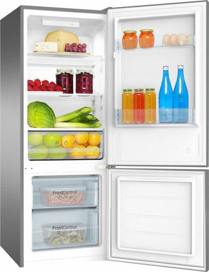 Ψυγειοκαταψύκτης 205lt NoFrost Υ144xΠ54xΒ55εκ. Inox FK244.4X