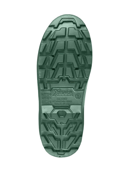 Drywalker X-Track Ultra Non-Slip Work Wellies Knee Green