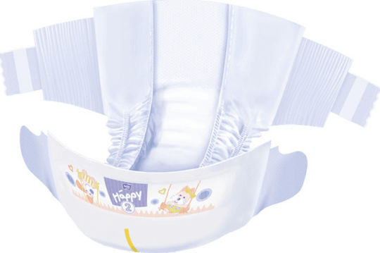 Happy Art+dry Памперси с лента No. 2 за 3-6 kg 156pcs