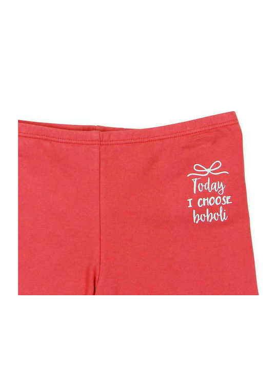 Boboli Kids Legging Capri Red