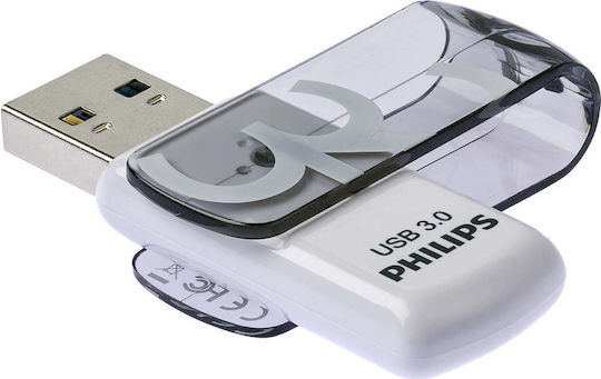 Philips Vivid Edition 32GB USB 3.0 Stick Γκρι