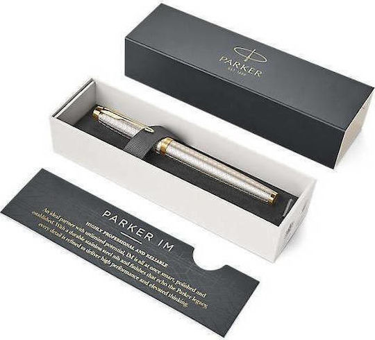Parker Replacement Nib Fine 0.5mm Silver made of Steel with Blue Ink and with 1 Replacement Nibs