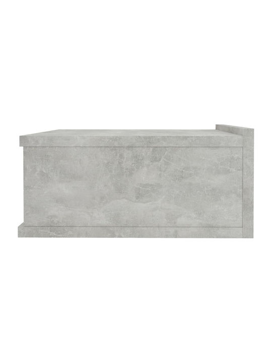 Комод Дървен Сив бетон 40x15x30см