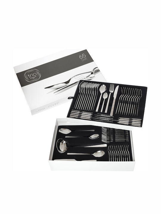 Cryspo Trio Karma Cutlery Set Stainless Silver 65pcs 45.840.065