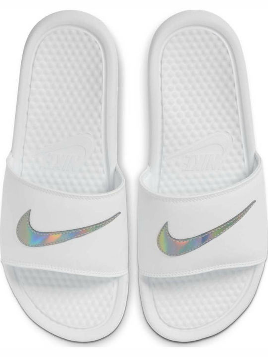 Benassi Just Do It Frauen Flip Flops in Weiß Farbe
