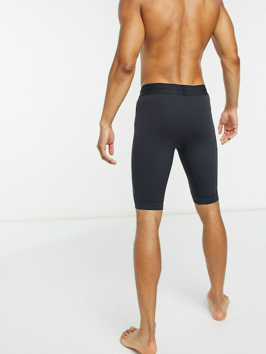 Nike Yoga Dry Ανδρικό Αθλητικό Κολάν Compression Capri Μαύρο