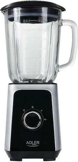 Adler AD-4076 Blender with Glass Jug 1.5lt 1000W Black