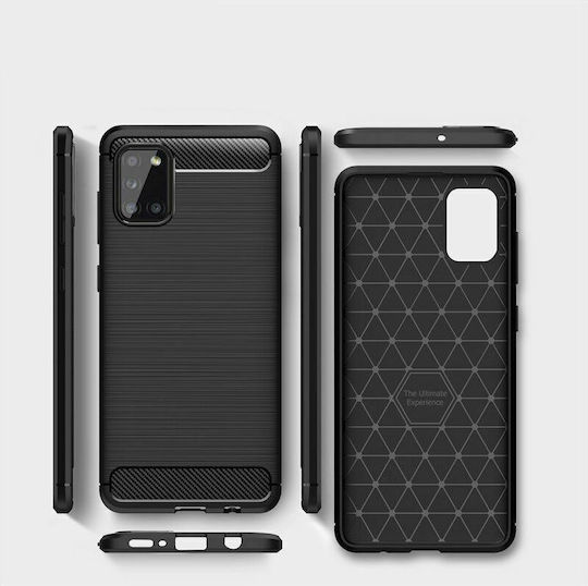 Tech-Protect Back Cover Σιλικόνης Μαύρο (Galaxy A31)