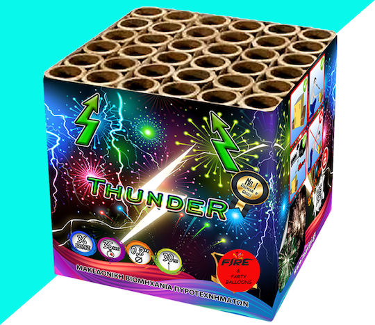 Mavipy Pachet Focuri De Artificii Aeriene Thunder 36 Focuri Cu 36 Focuri Și Durată 35 Secunde