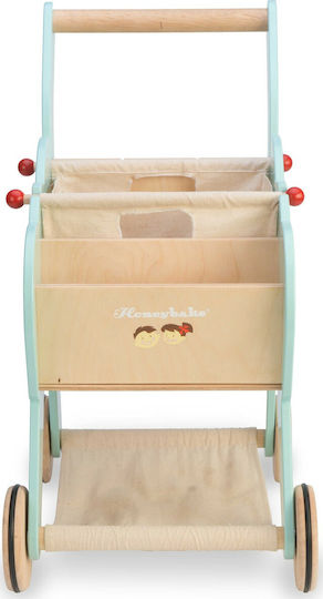 Le Toy Van Wooden Shopping Cart Made of Wood for 3+ Years