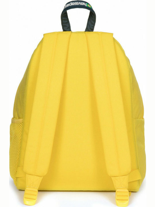 Eastpak Padded Pak'r Havaianas Yellow Σχολική Τσάντα Πλάτης Γυμνασίου - Λυκείου σε Κίτρινο χρώμα 24lt