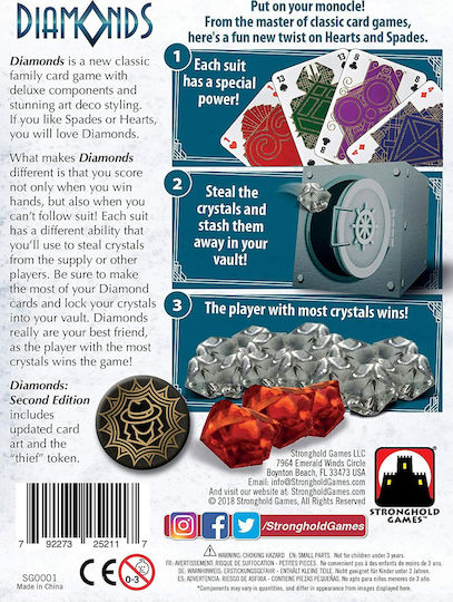 Настолна игра Diamonds Second Edition за 2-6 играчи 8+ години Stronghold Games