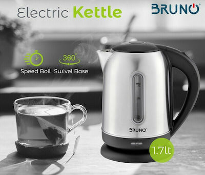 Bruno Kettle 1.7lt 2200W Silver