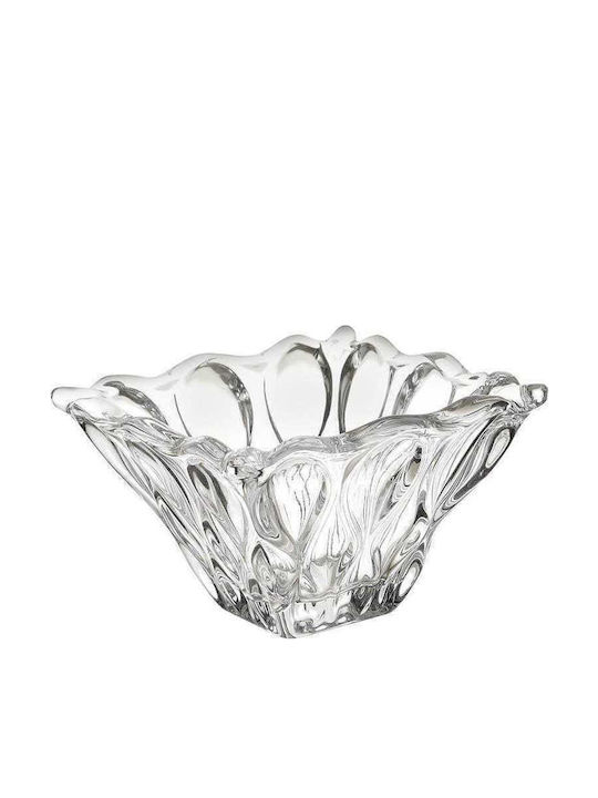 Click Decorative Bowl Glass Transparent 11x11x7cm
