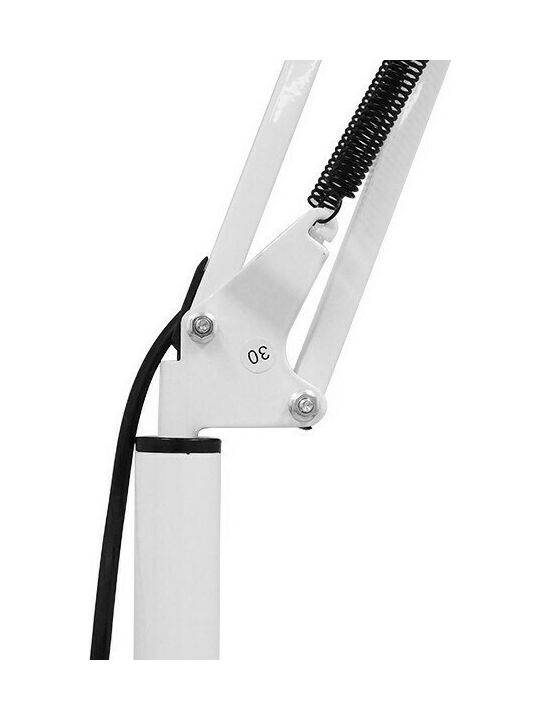 GloboStar Audrey Vintage Floor Lamp H190xW27.5cm. with Socket for Bulb E27 White