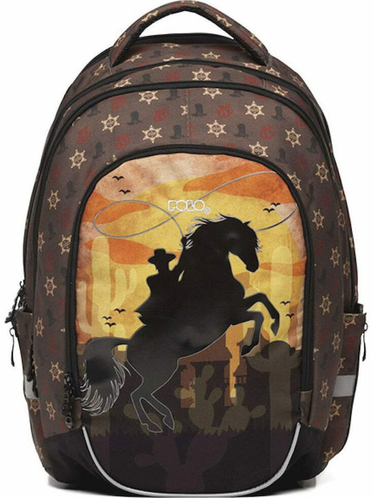 Polo Season Glow School Bag Backpack Elementary, Elementary Multicolored 30lt