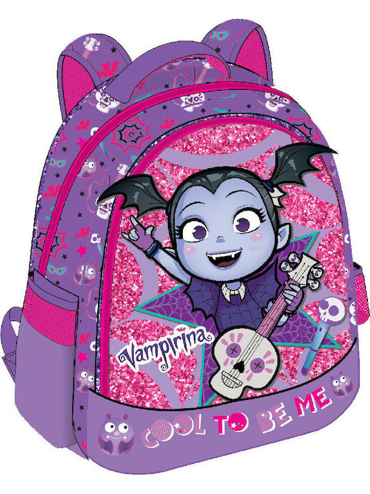 Diakakis Vampirina School Bag Backpack Kindergarten in Purple color