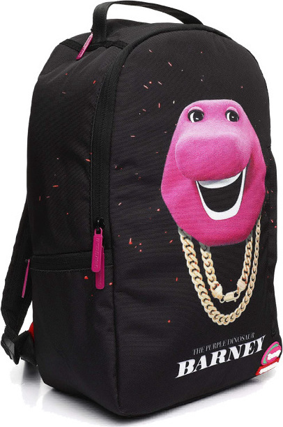 Sprayground Barney Bookbag Biggie Barney Backpack Sales
