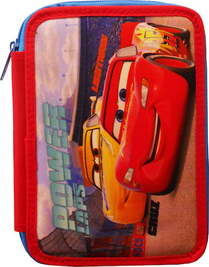 Gim Cars Build For Speed Pencil Case Full with 2 Compartments Multicolored