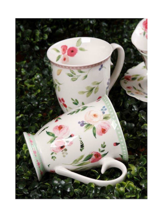 Cryspo Trio Primavera Porcelain Cup Green 330ml