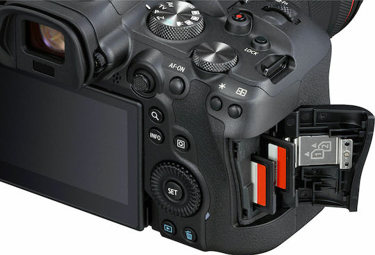 Canon EOS R6 Mirrorless Φωτογραφική Μηχανή Kit (RF 24-105mm F4-7.1 IS STM) Μαύρη