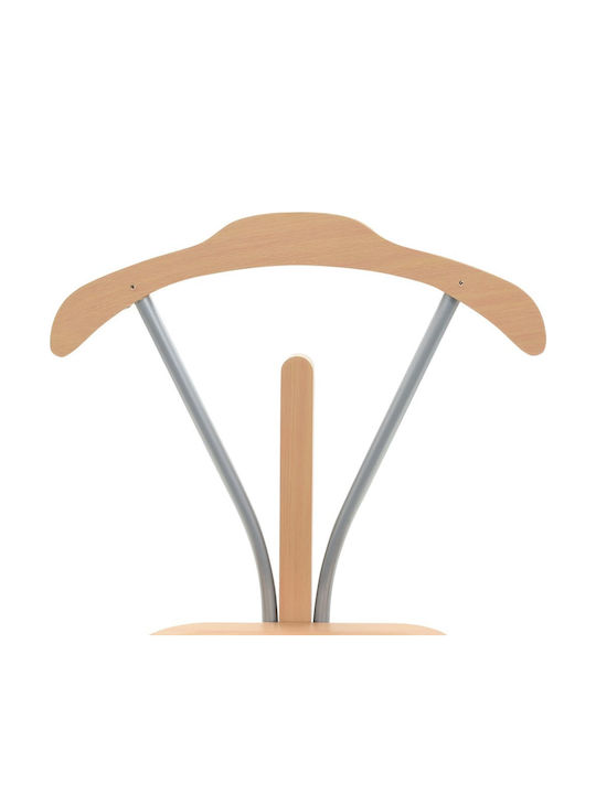 vidaXL Floor Garment Rack made of Wood Brown 45x35x107cm