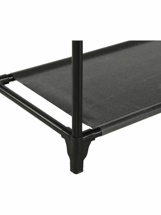 vidaXL Κρεμάστρα Δαπέδου από Μέταλλο Μαύρη 55x28.5x175cm