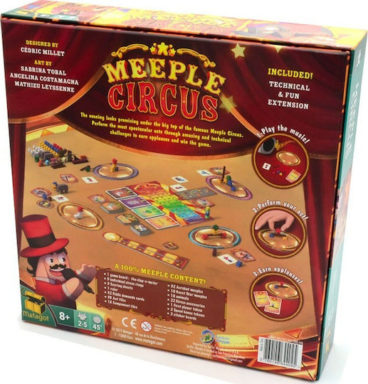Настолна игра Meeple Circus 8+ години Matagot