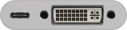 Goobay USB-C Docking Station με PD Λευκό (62108)
