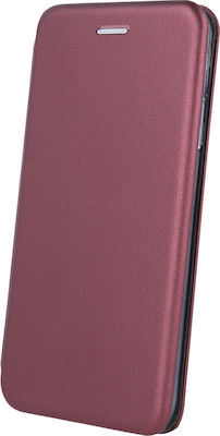 Forcell Synthetic Leather Book Burgundy (Galaxy A70)