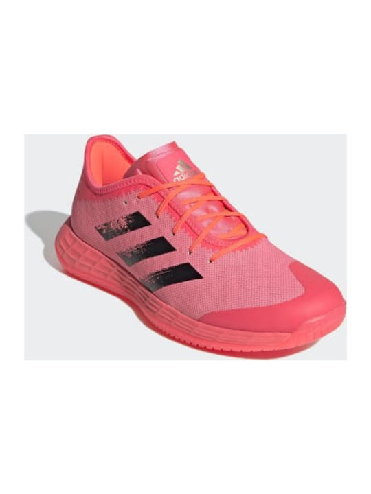 Adizero FastCourt Tokyo Sport Shoes Volleyball Signal Pink / Core Black / Copper Metallic