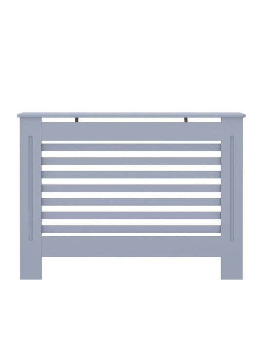 vidaXL Κάλυμμα Καλοριφέρ από MDF Γκρι 112x19x81cm