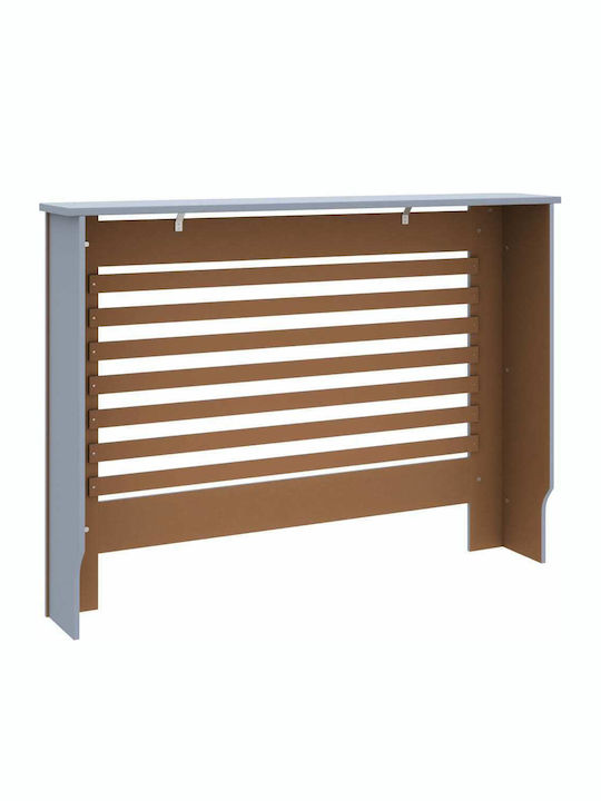 vidaXL Κάλυμμα Καλοριφέρ από MDF Γκρι 112x19x81cm
