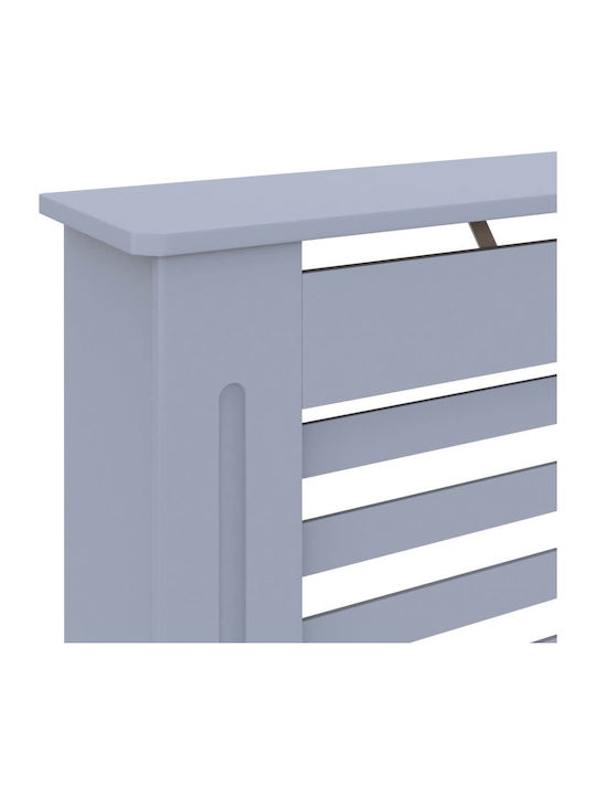 vidaXL Κάλυμμα Καλοριφέρ από MDF Γκρι 112x19x81cm