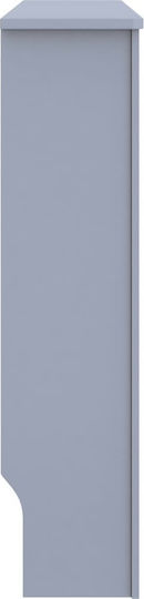 vidaXL MDF Gray Radiator Cover 112x19x81cm