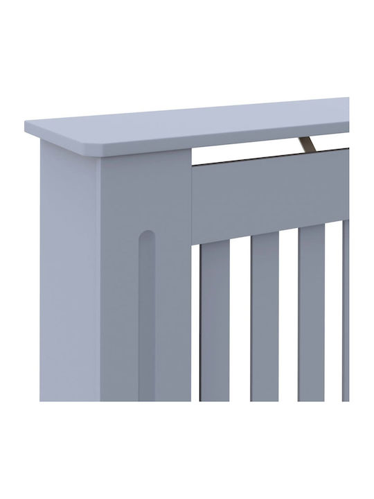 vidaXL Κάλυμμα Καλοριφέρ από MDF Γκρι 112x19x81cm