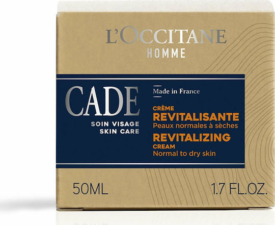 L'Occitane Homme Cade Skin Care 24ωρη Ενυδατική Ανδρική Κρέμα Προσώπου Ημέρας 50ml