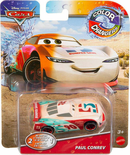 Mattel Disney Cars Color Changers Car 1:55 for Ages 3+ (Various Designs) 1pc