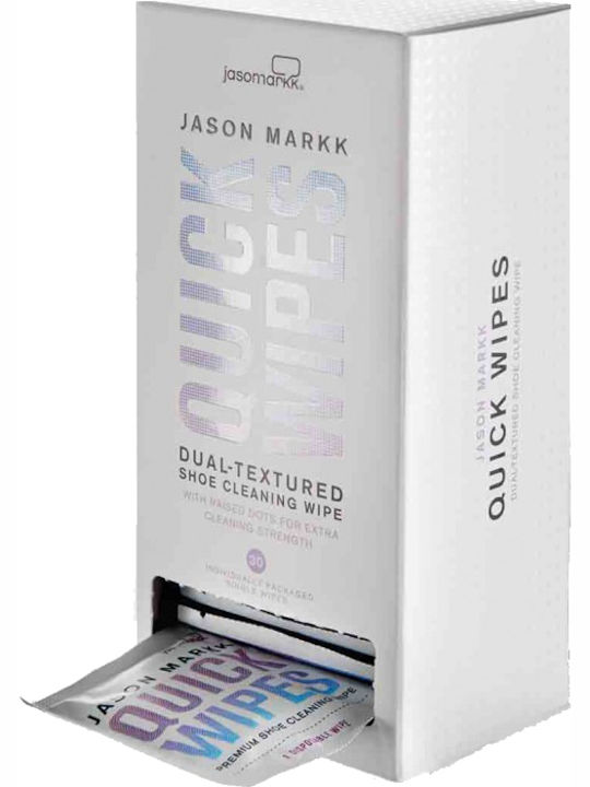 Jason Markk Quick Wipes Reiniger für Wildlederschuhe 30Stück