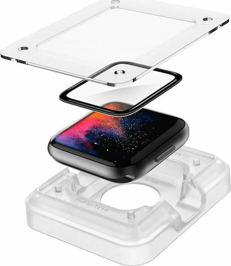 Spigen ProFlex EZ Fit Full Face Tempered Glass για το Apple Watch 44mm 2τμχ AFL01220