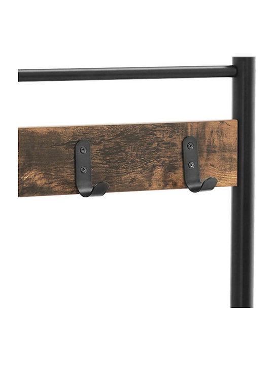 Mobilier de Intrare cu Cuier & Dulap pentru Pantofi Negru 70x32x175buc