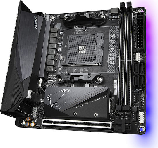 Gigabyte B550I Aorus Pro AX Wi-Fi Дънна платка Mini ITX с AMD AM4 Сокет