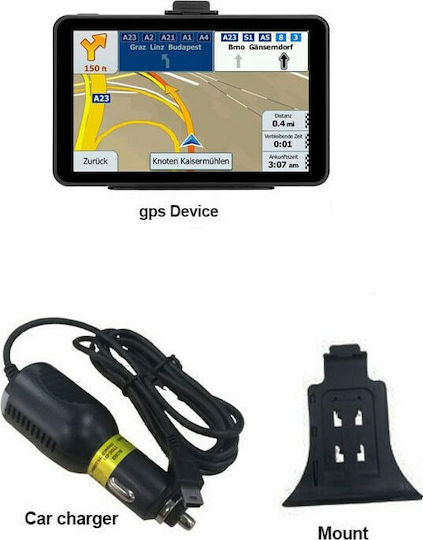 Clever GPS-Gerät mit 7-Zoll-Bildschirm Bluetooth Wi-Fi & Kartensteckplatz