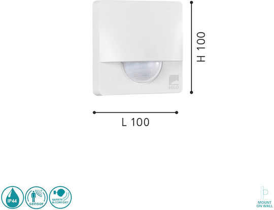 Eglo Detect Me 3 Wired Motion Sensor 180° Scope 12m