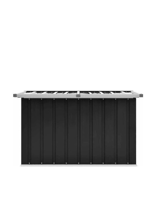 vidaXL Außenlagerbox Metall Charcoal L109xB67xH65cm