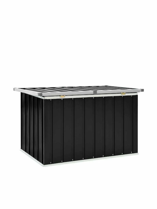 vidaXL Außenlagerbox Metall Charcoal L109xB67xH65cm