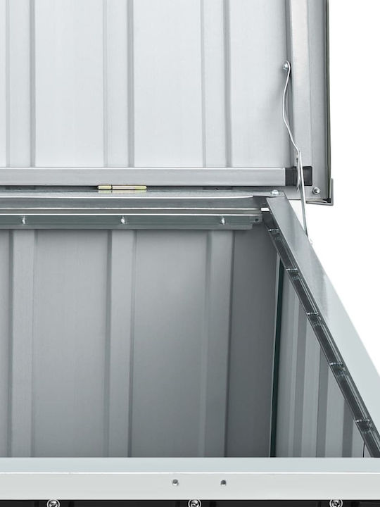 vidaXL Außenlagerbox Metall Charcoal L109xB67xH65cm