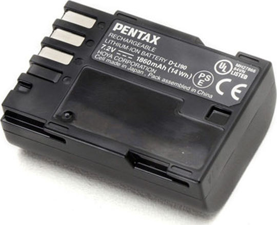 Pentax Μπαταρия за фотоапарат DL‐I90 Литиево-йонни (Li-Ion) 1860mAh