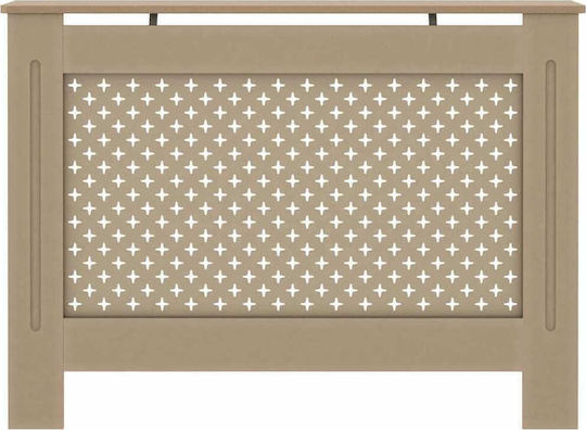 vidaXL Κάλυμμα Καλοριφέρ από MDF Καφέ 112x19x81cm