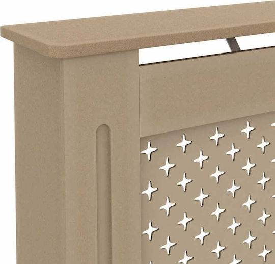 vidaXL Κάλυμμα Καλοριφέρ από MDF Καφέ 112x19x81cm